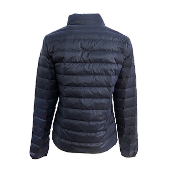 Tory Burch Packable Tory Navy Down Jacket - Picture 3 of 5